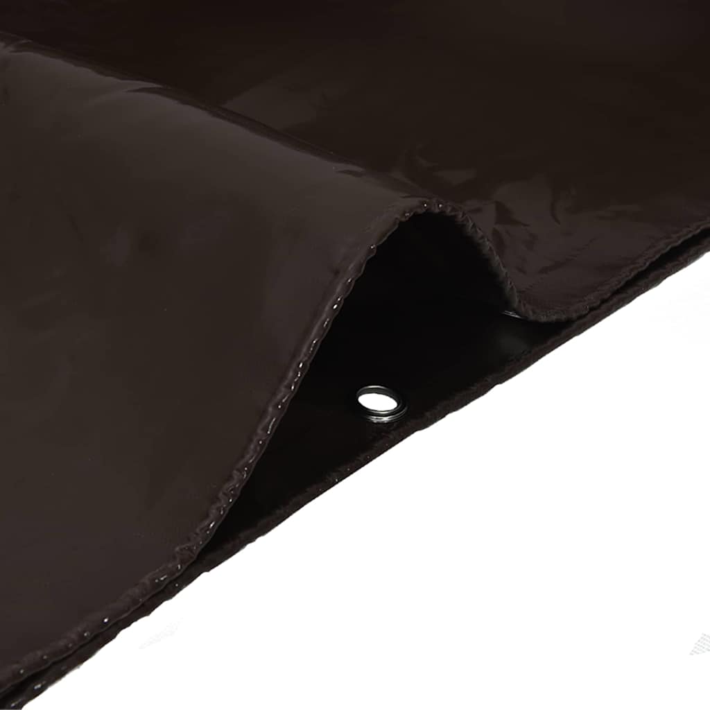 Zeil 650g / m² Bruin 4 x 5 m Canvas met PVC-coating is nu te koop bij PeponiXL, paradijselijk wonen!