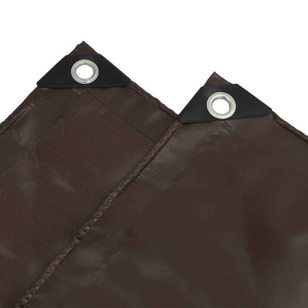 Zeil 650g / m² Bruin 3,5 x 5 m Canvas met PVC-coating is nu te koop bij PeponiXL, paradijselijk wonen!