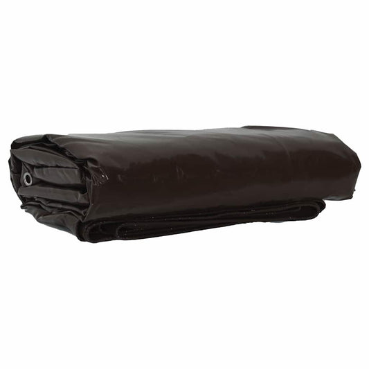 Zeil 650g / m² Bruin 6 x 8 m Canvas met PVC-coating is nu te koop bij PeponiXL, paradijselijk wonen!