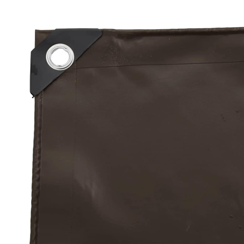 Zeil 650g / m² Bruin 5 x 7 m Canvas met PVC-coating is nu te koop bij PeponiXL, paradijselijk wonen!