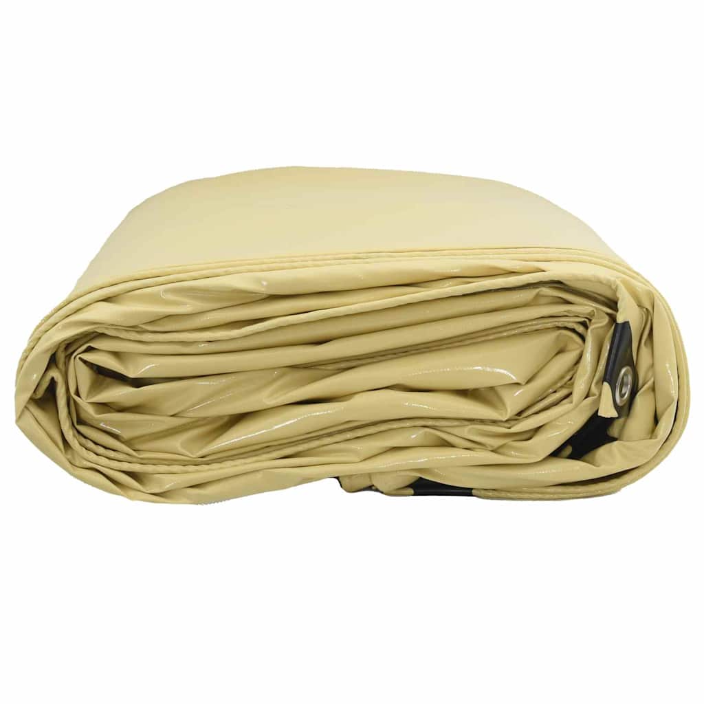 Zeil 650g / m² Beige 3,5 x 5 m Canvas met PVC-coating is nu te koop bij PeponiXL, paradijselijk wonen!