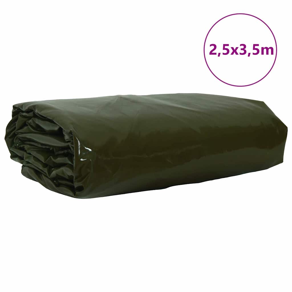 Zeil 650g / m² Olijf Groen 2,5 x 3,5 m Canvas met PVC-coating is nu te koop bij PeponiXL, paradijselijk wonen!