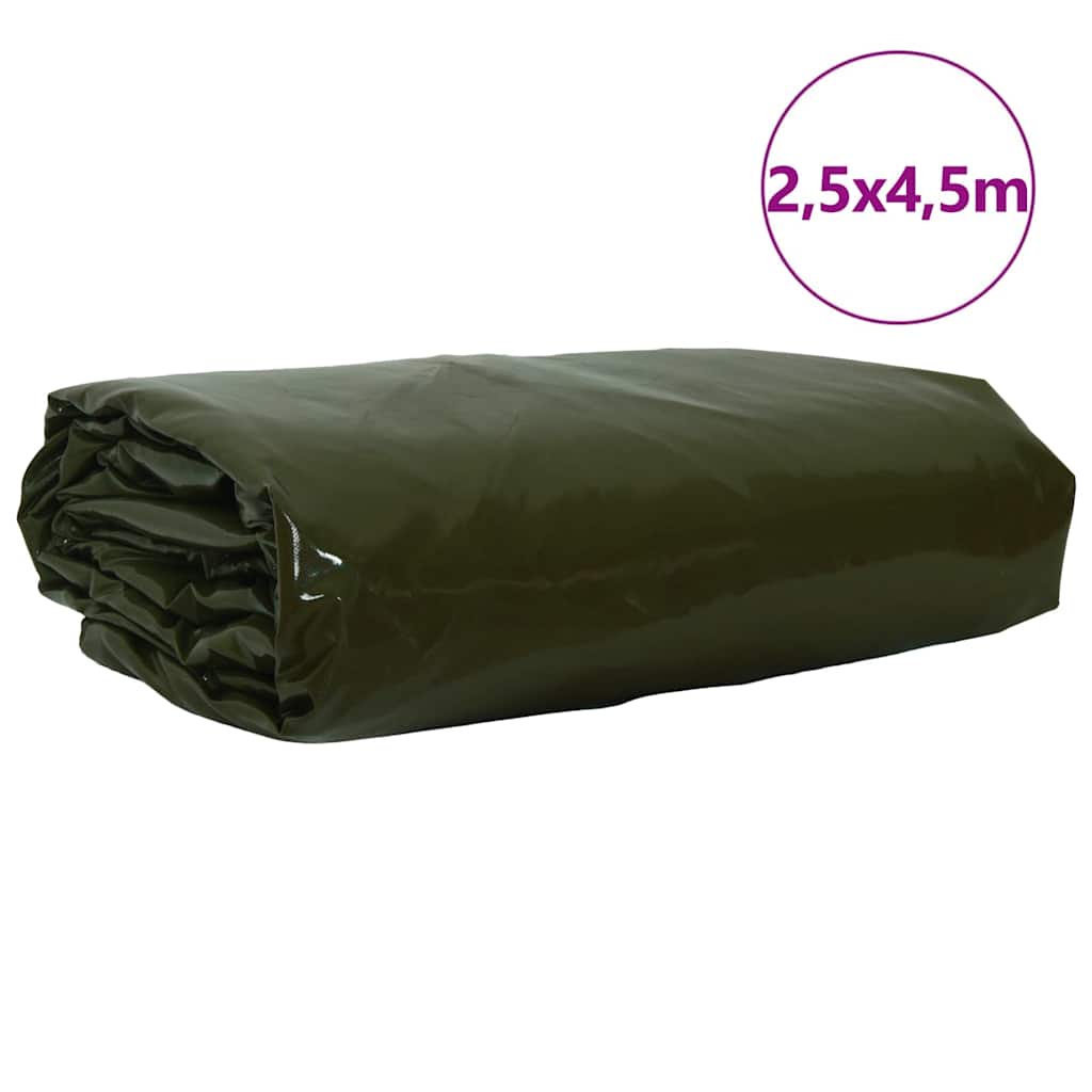 Zeil 650g / m² Olijf Groen 2,5 x 4,5 m Canvas met PVC-coating is nu te koop bij PeponiXL, paradijselijk wonen!