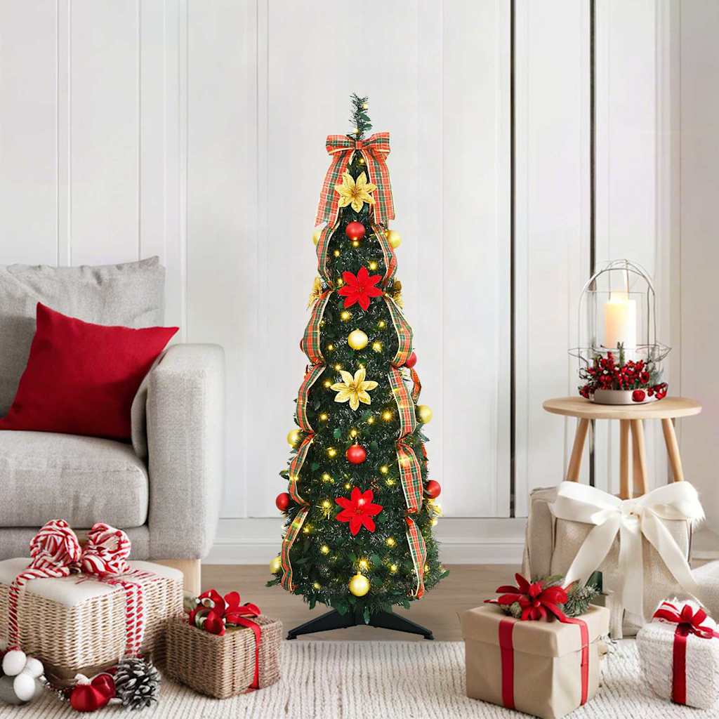 Kunstkerstboom met 50 LED met standaard Groen 125 cm PVC is nu te koop bij PeponiXL, paradijselijk wonen!