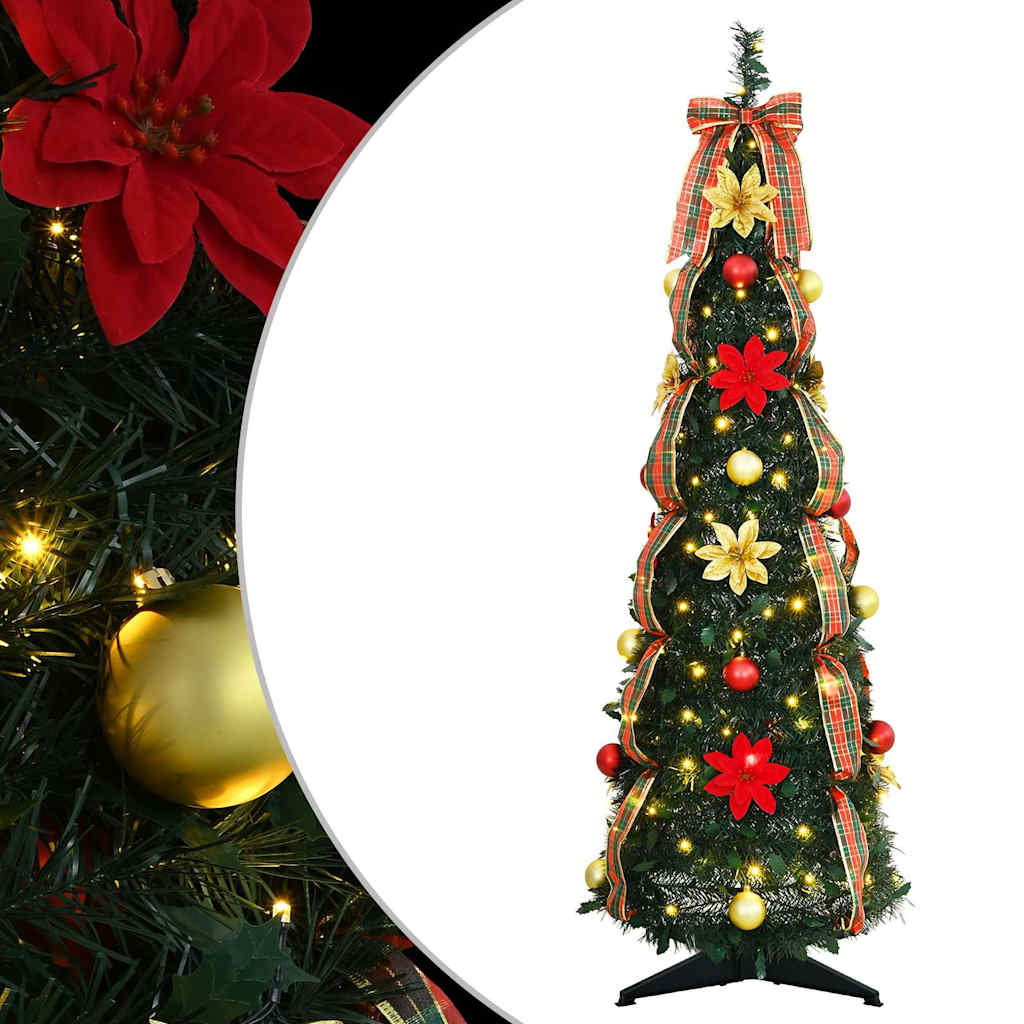Kunstkerstboom met 50 LED met standaard Groen 125 cm PVC is nu te koop bij PeponiXL, paradijselijk wonen!