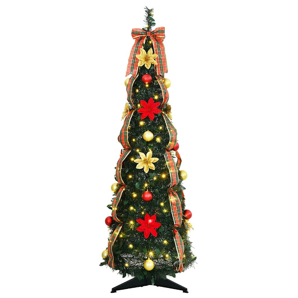 Kunstkerstboom met 50 LED met standaard Groen 125 cm PVC is nu te koop bij PeponiXL, paradijselijk wonen!