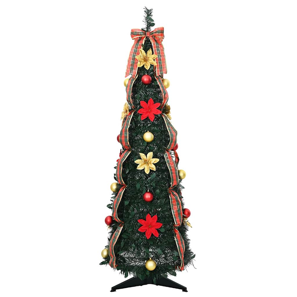 Kunstkerstboom met 50 LED met standaard Groen 125 cm PVC is nu te koop bij PeponiXL, paradijselijk wonen!