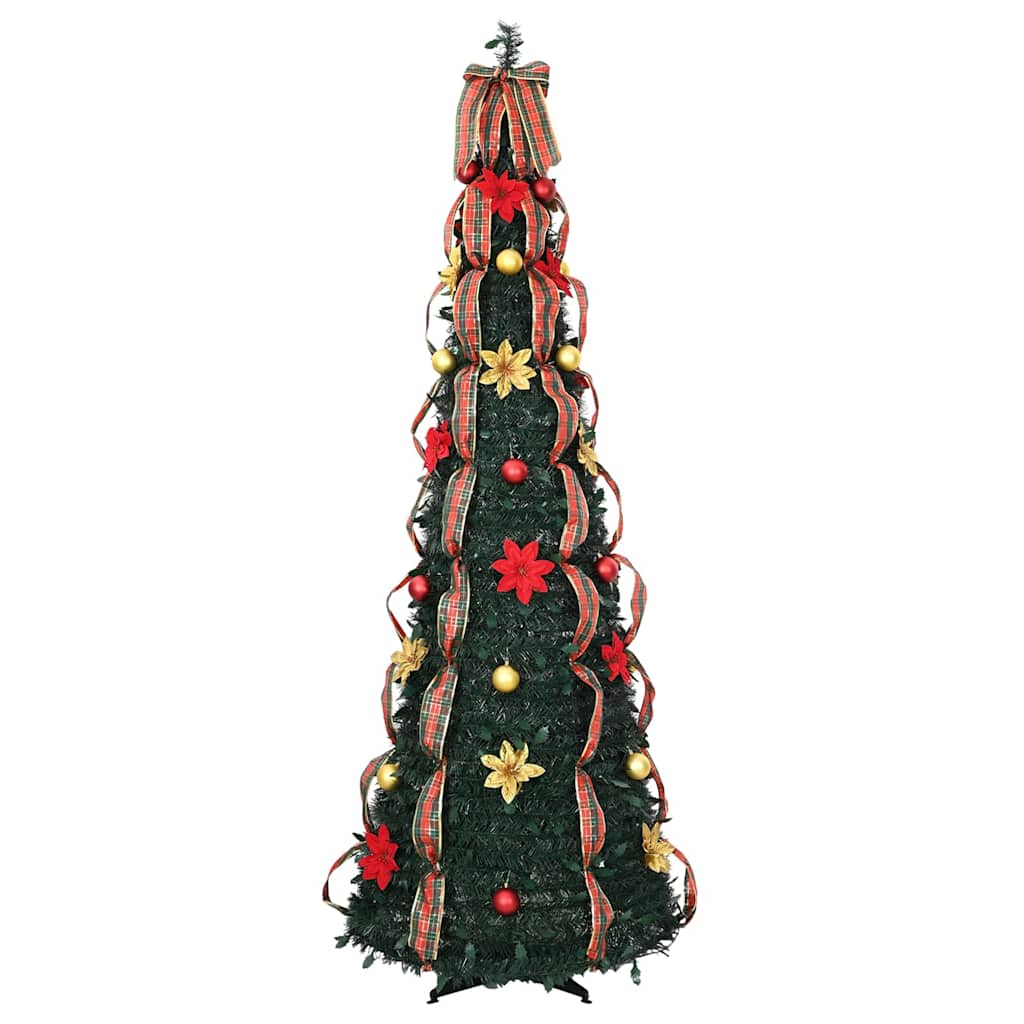 Kunstkerstboom met 150 LED met standaard Groen 185 cm PVC is nu te koop bij PeponiXL, paradijselijk wonen!