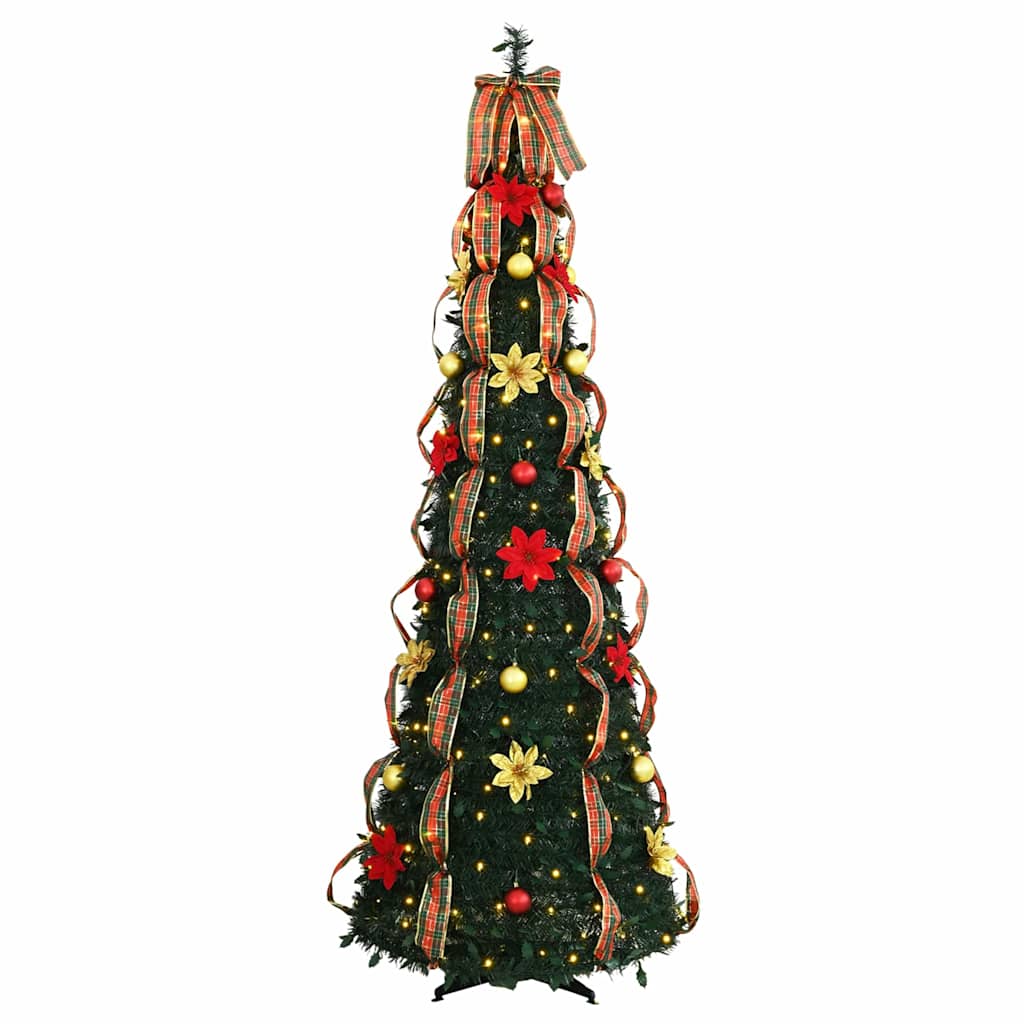 Kunstkerstboom met 200 LED met standaard Groen 215 cm PVC is nu te koop bij PeponiXL, paradijselijk wonen!