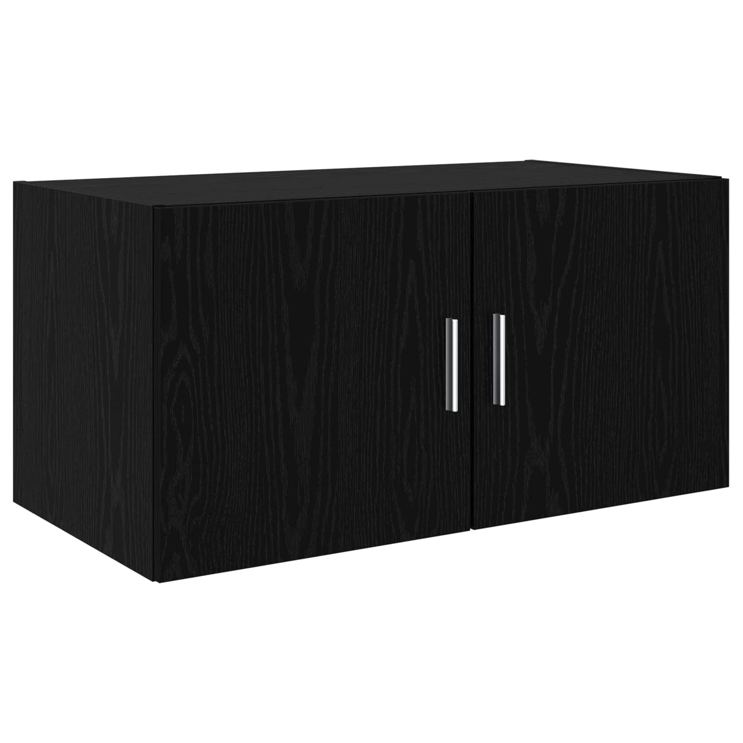 Opbergkast 3 pcs Zwart Eiken is nu te koop bij PeponiXL, paradijselijk wonen!