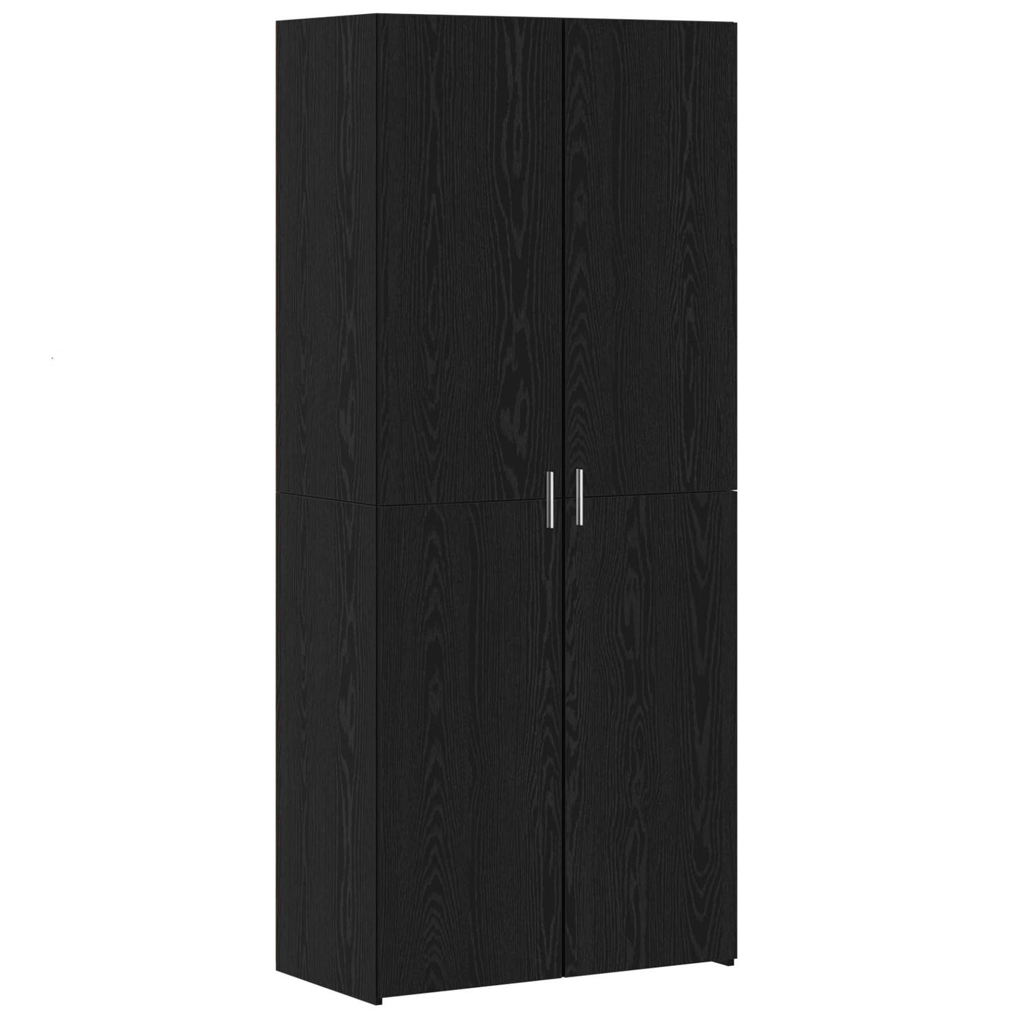 Opbergkast 3 pcs Zwart Eiken is nu te koop bij PeponiXL, paradijselijk wonen!