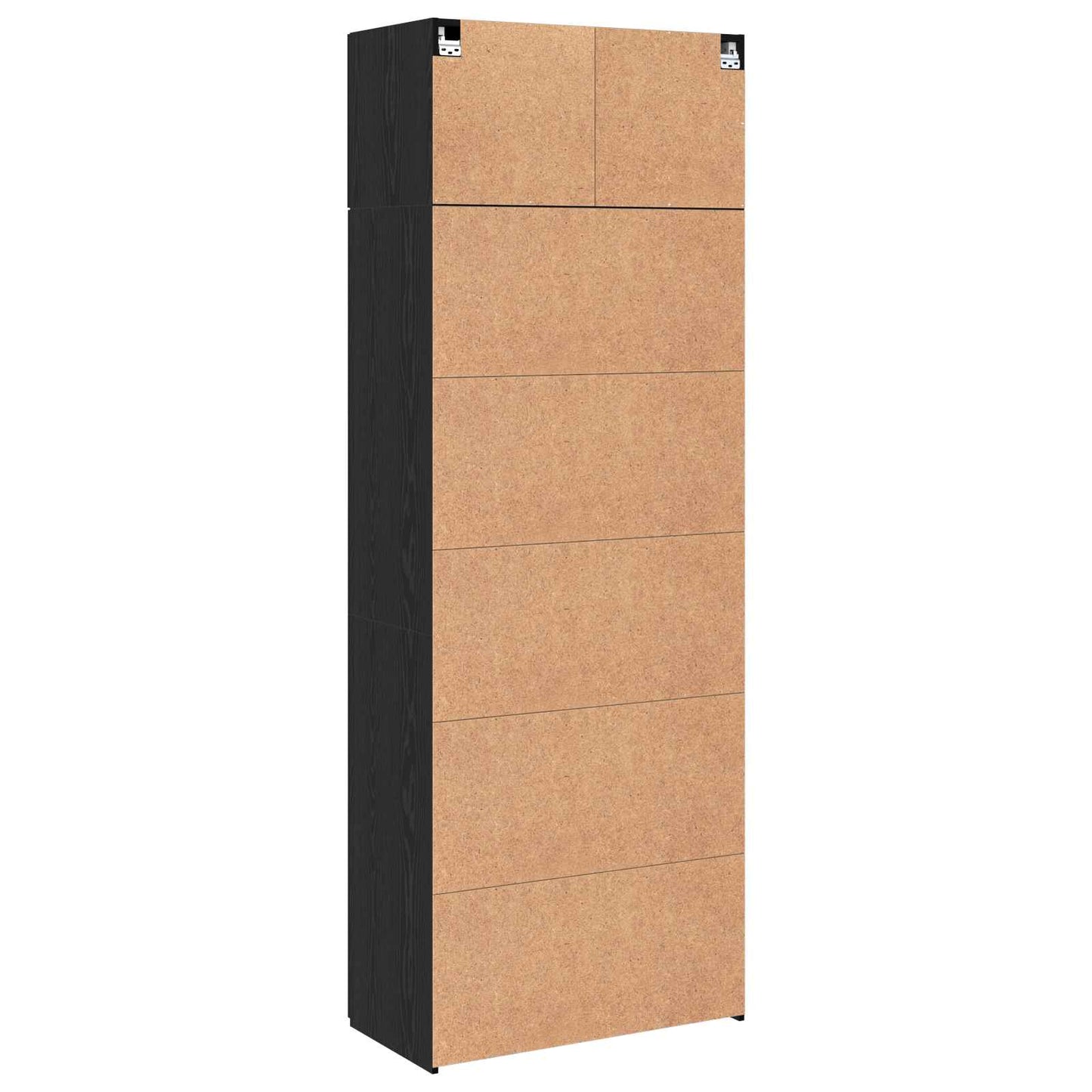 Opbergkast 3 pcs Zwart Eiken is nu te koop bij PeponiXL, paradijselijk wonen!