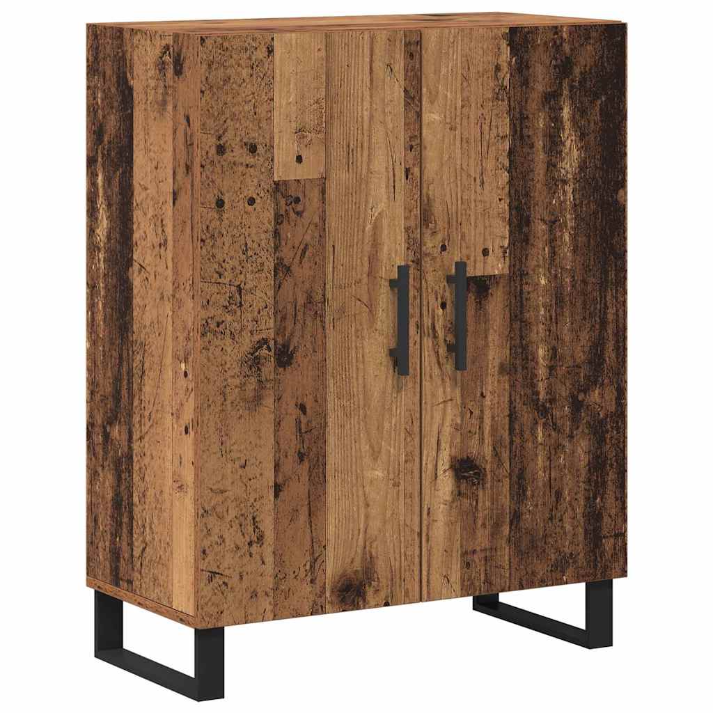 Hoge kast 2 pcs Oud hout Bewerkt hout is nu te koop bij PeponiXL, paradijselijk wonen!