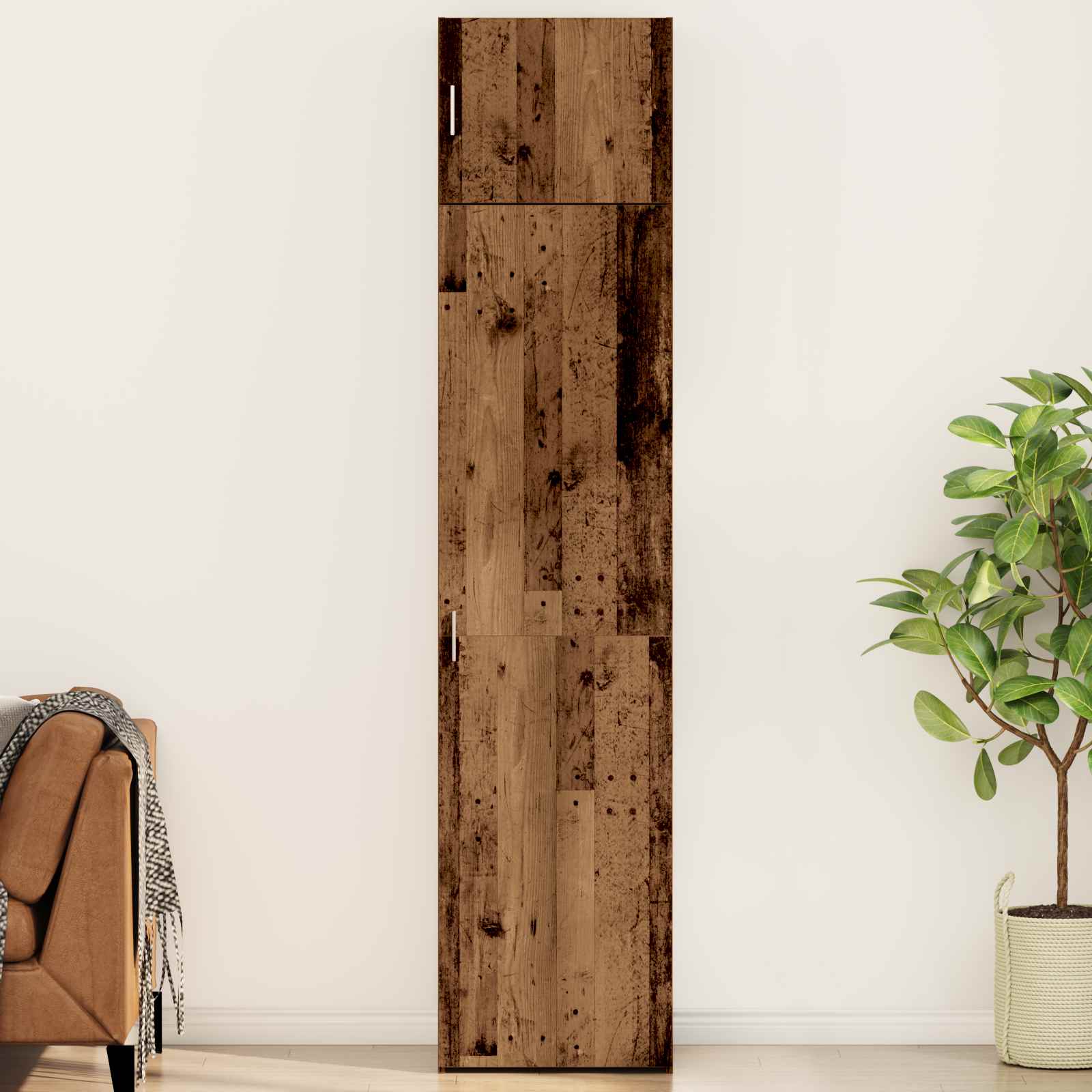 Dressoir 2 pcs Oudhout 50 x 41 x 225 cm is nu te koop bij PeponiXL, paradijselijk wonen!
