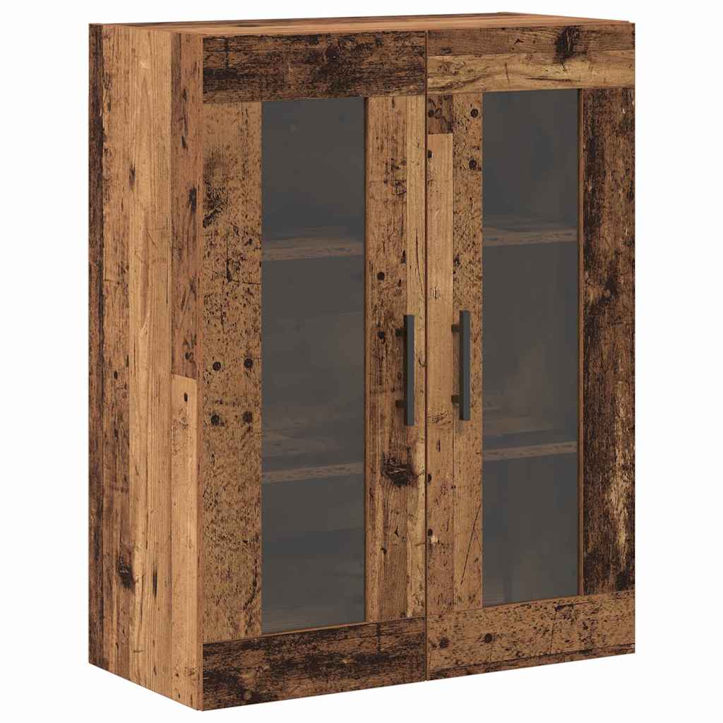 Wandgemonteerde Kasten 2 pcs Oud hout 69,5 x 34 x 90 cm is nu te koop bij PeponiXL, paradijselijk wonen!