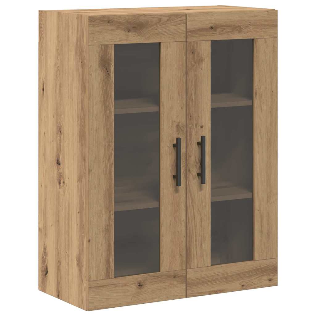 Wandgemonteerde Kasten 2 pcs Artisan eik en Zwart is nu te koop bij PeponiXL, paradijselijk wonen!