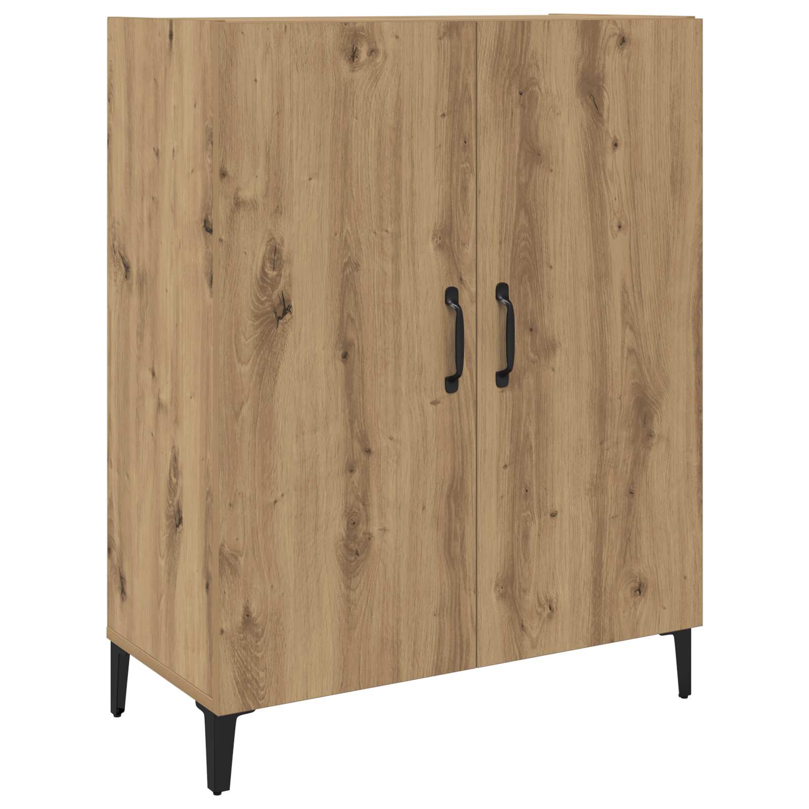 Hoge kast 2 pcs Artisan Eiken 69,5 x 34 x 180 cm Bewerkt hout is nu te koop bij PeponiXL, paradijselijk wonen!