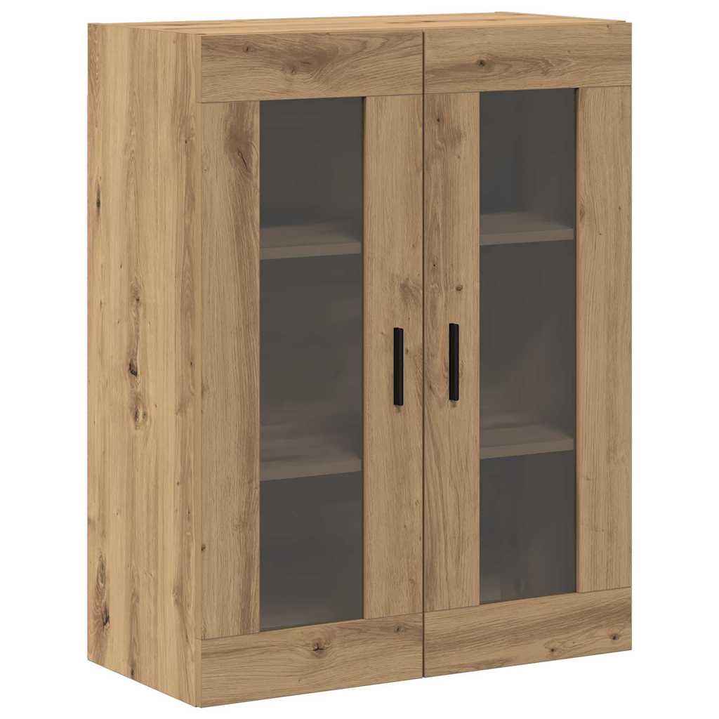 Wandgemonteerde Kasten 2 pcs artisanaal eikenkleurig is nu te koop bij PeponiXL, paradijselijk wonen!