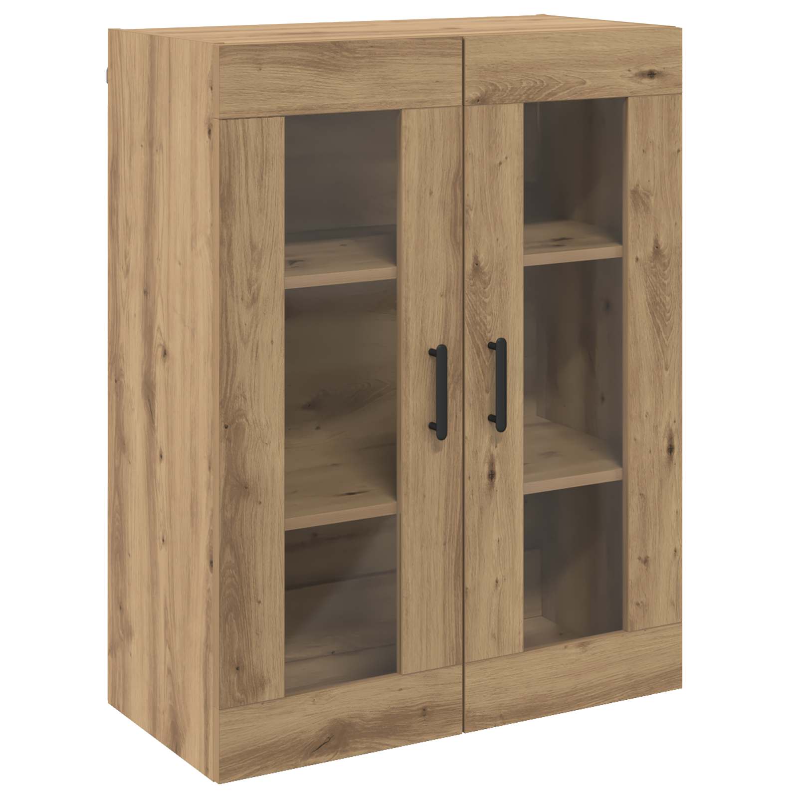 Wandgemonteerde Kasten 2 pcs artisanaal eikenkleurig is nu te koop bij PeponiXL, paradijselijk wonen!
