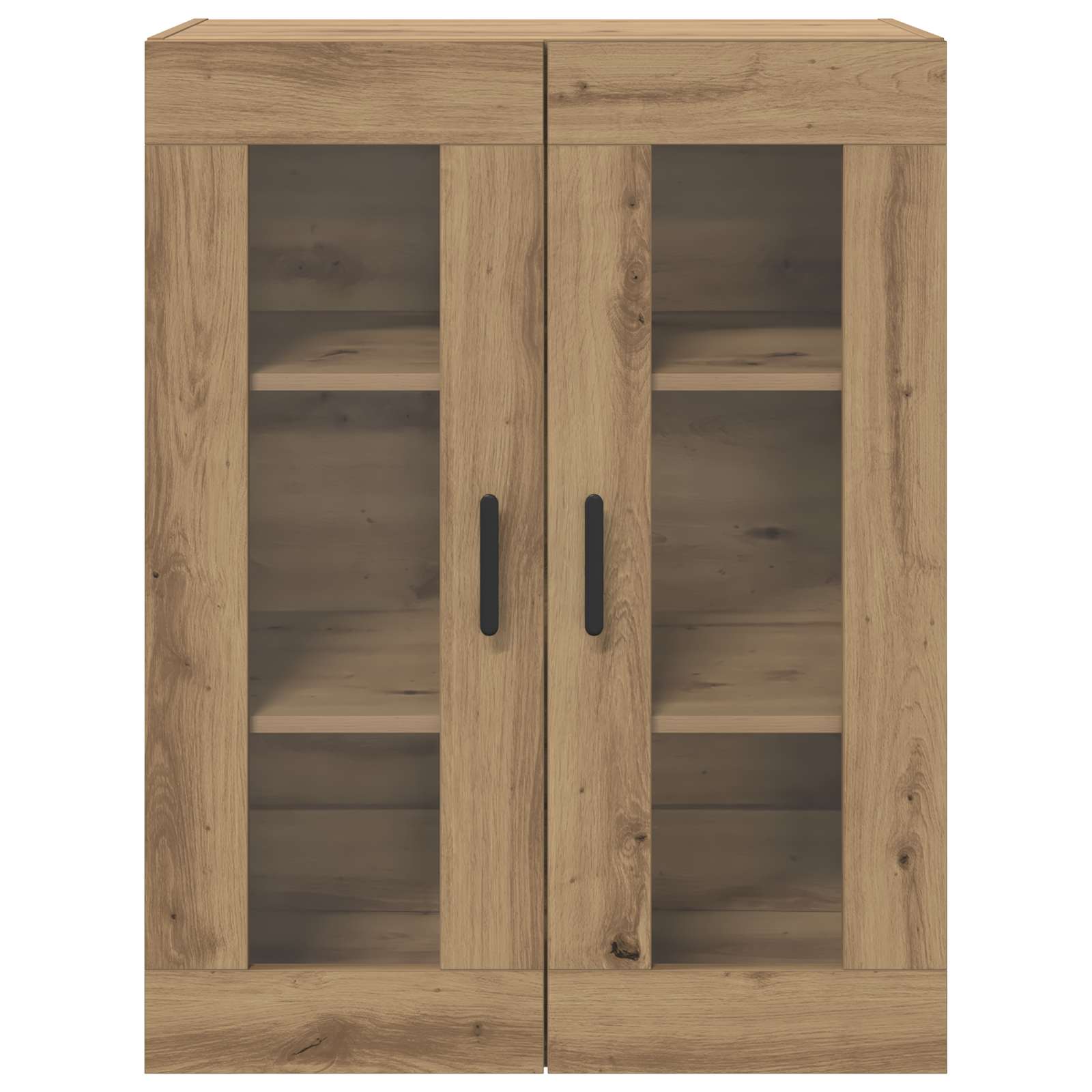 Wandgemonteerde Kasten 2 pcs artisanaal eikenkleurig is nu te koop bij PeponiXL, paradijselijk wonen!