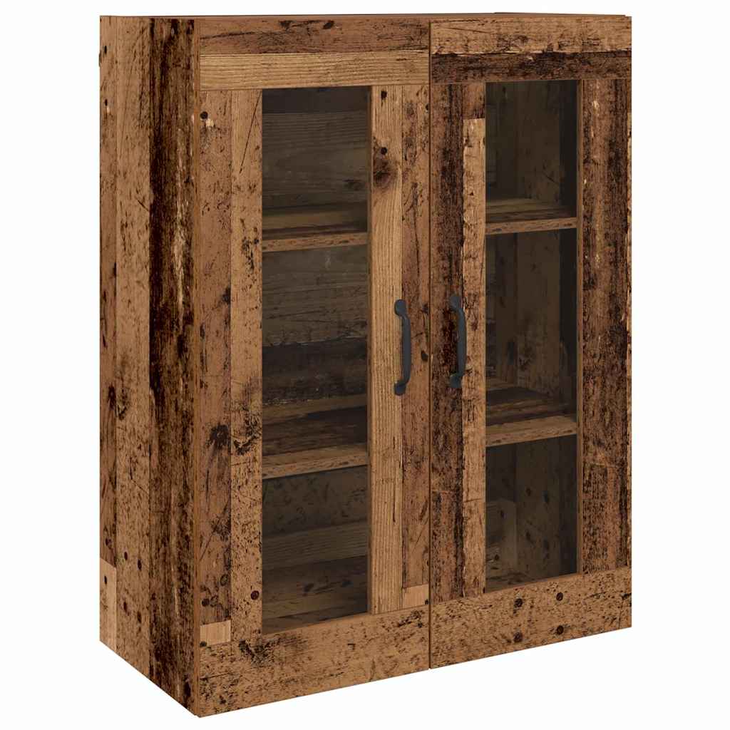 Hoge kast 2 pcs Oud hout Bewerkt hout is nu te koop bij PeponiXL, paradijselijk wonen!