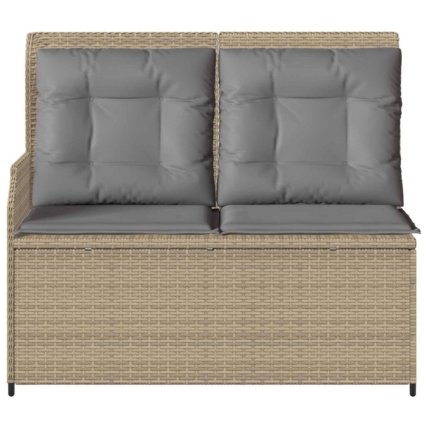 Tuinbank Beige poly rattan is nu te koop bij PeponiXL, paradijselijk wonen!