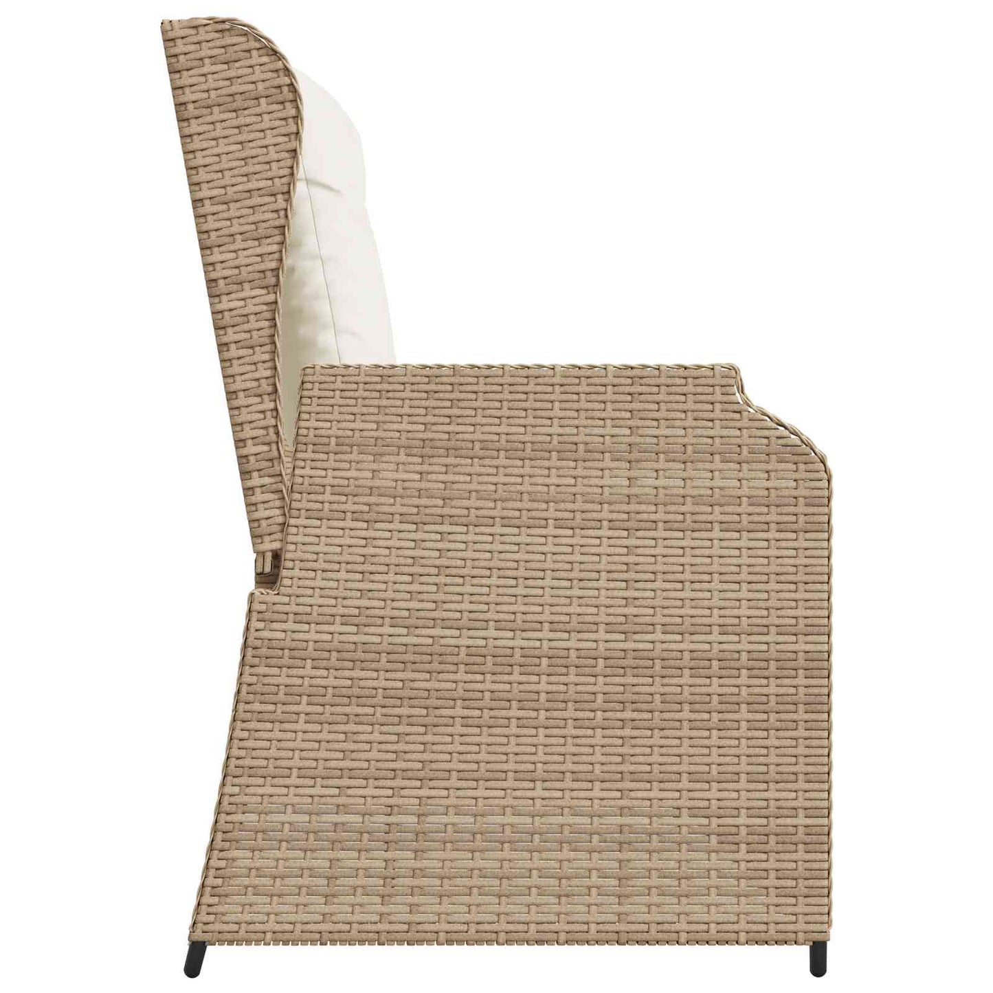 Tuinbank Beige poly rattan is nu te koop bij PeponiXL, paradijselijk wonen!