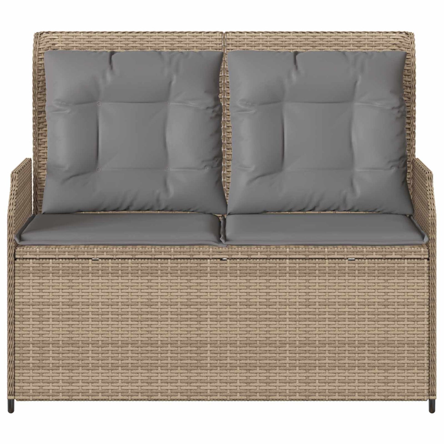 Tuinbank Beige poly rattan is nu te koop bij PeponiXL, paradijselijk wonen!