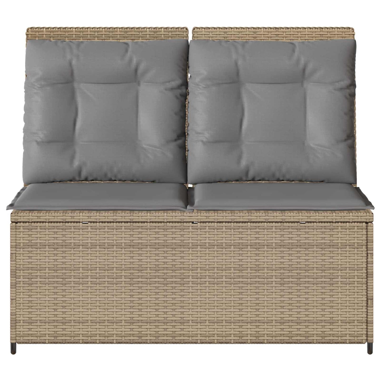 Tuinbank Beige poly rattan is nu te koop bij PeponiXL, paradijselijk wonen!