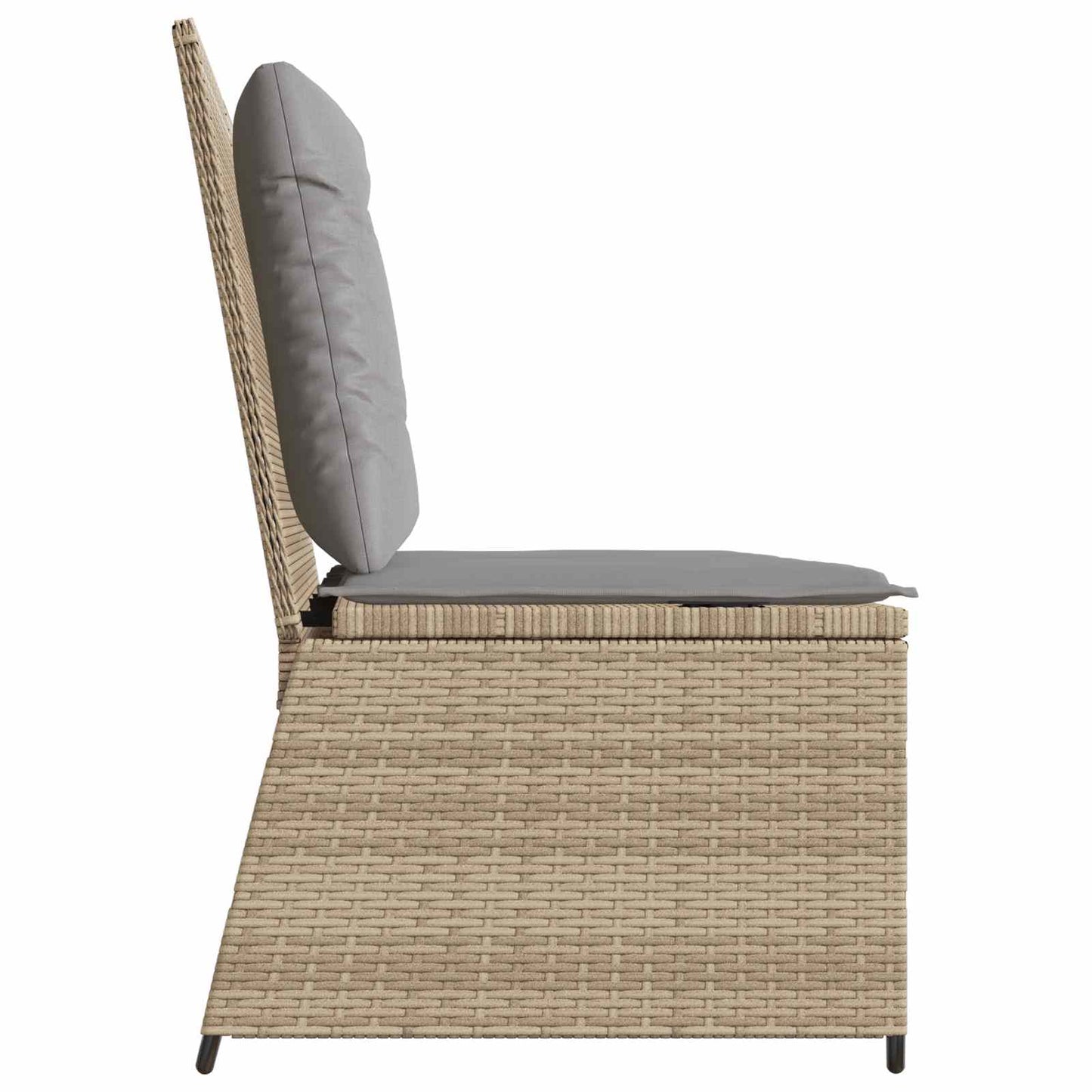 Tuinbank Beige poly rattan is nu te koop bij PeponiXL, paradijselijk wonen!