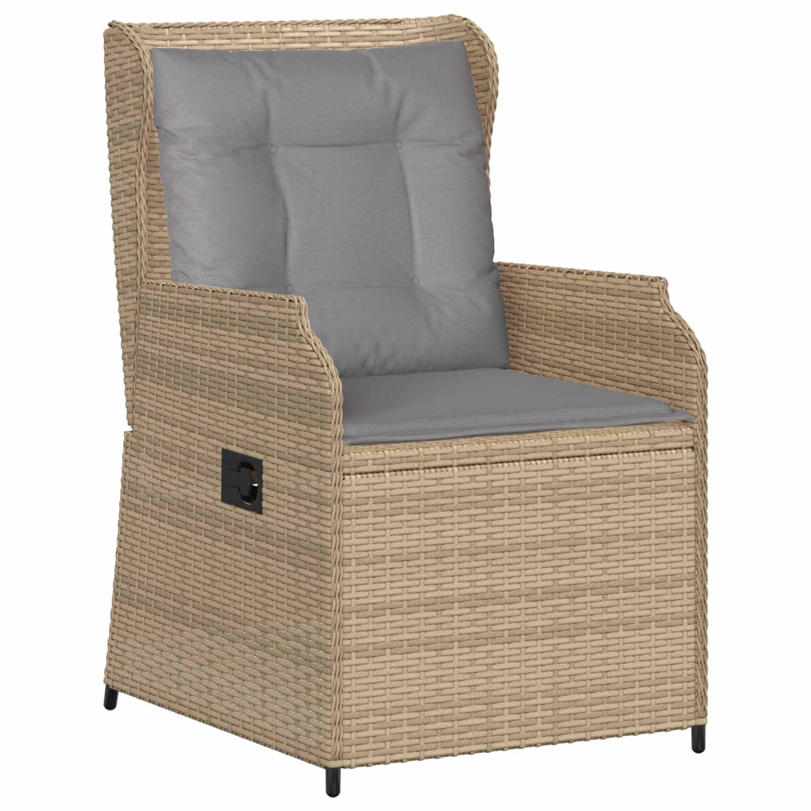 Tuinbank 2 pcs Beige poly rattan is nu te koop bij PeponiXL, paradijselijk wonen!