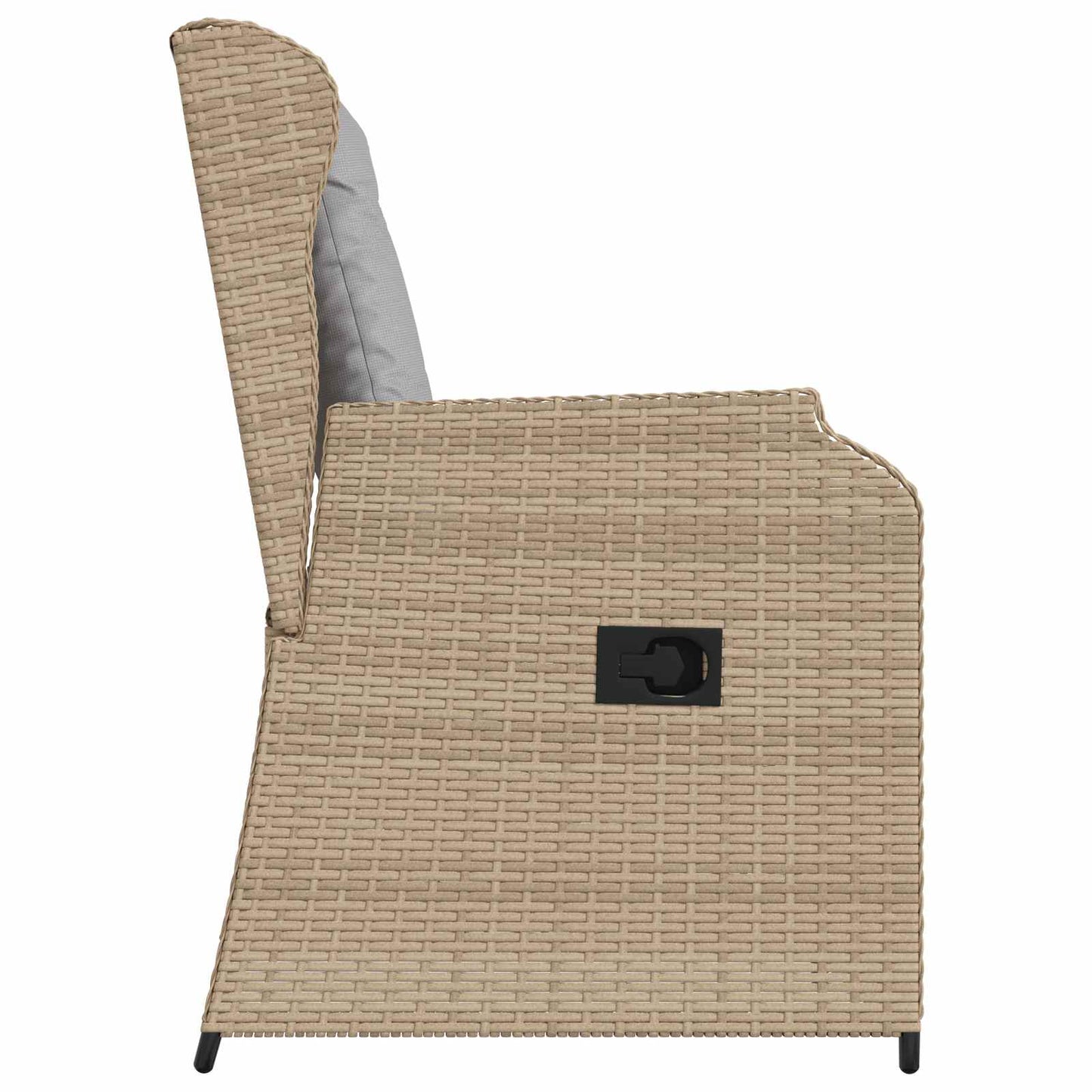 Tuinbank 2 pcs Beige poly rattan is nu te koop bij PeponiXL, paradijselijk wonen!