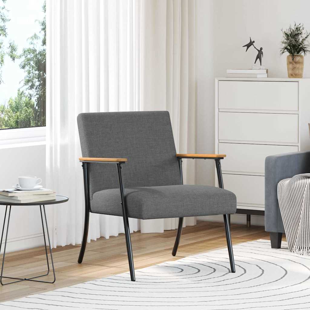 Fauteuil Donkergrijs Stof is nu te koop bij PeponiXL, paradijselijk wonen!