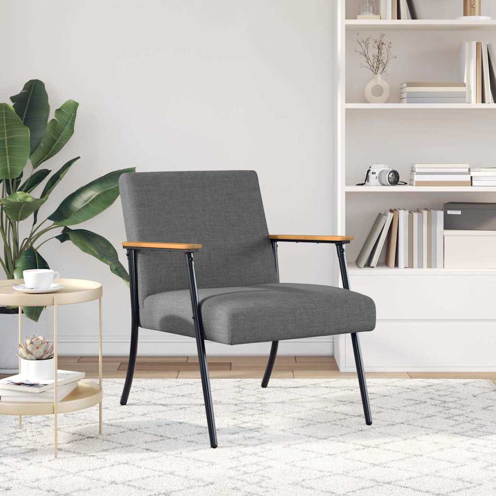 Fauteuil Donkergrijs Stof is nu te koop bij PeponiXL, paradijselijk wonen!