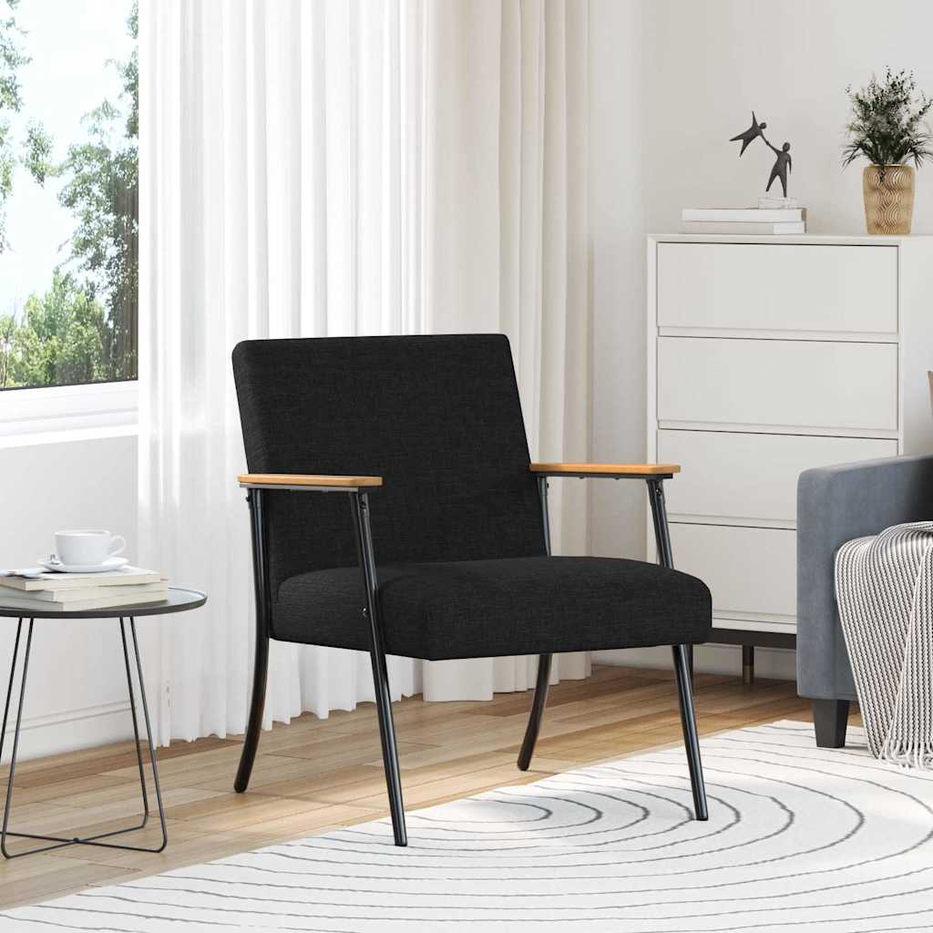 Fauteuil Zwart Stof is nu te koop bij PeponiXL, paradijselijk wonen!