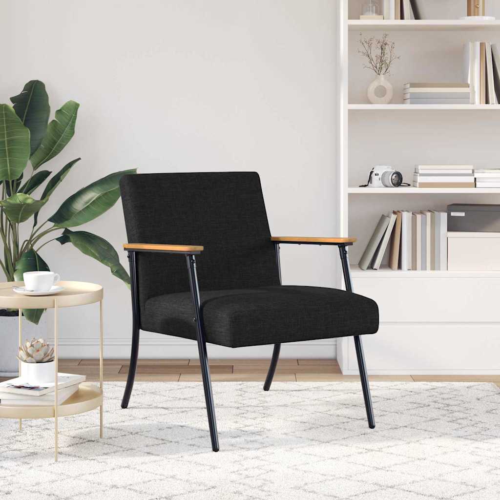 Fauteuil Zwart Stof is nu te koop bij PeponiXL, paradijselijk wonen!