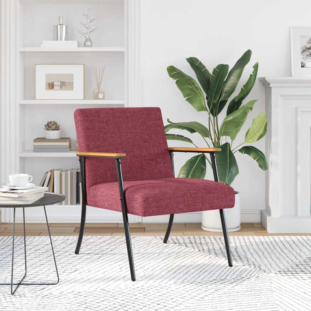 Fauteuil Wijnrood Stof is nu te koop bij PeponiXL, paradijselijk wonen!