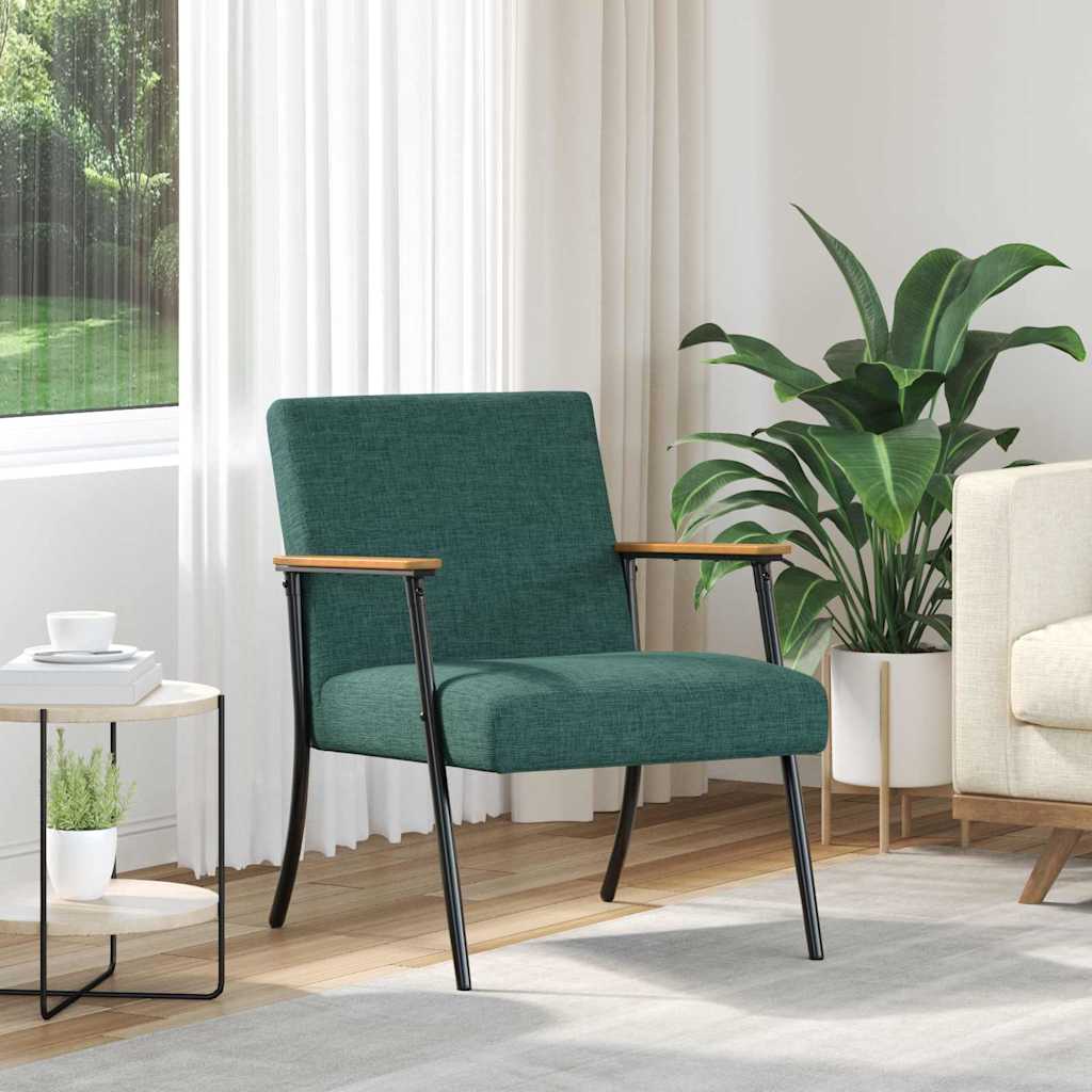 Fauteuil Donkergroen Stof is nu te koop bij PeponiXL, paradijselijk wonen!