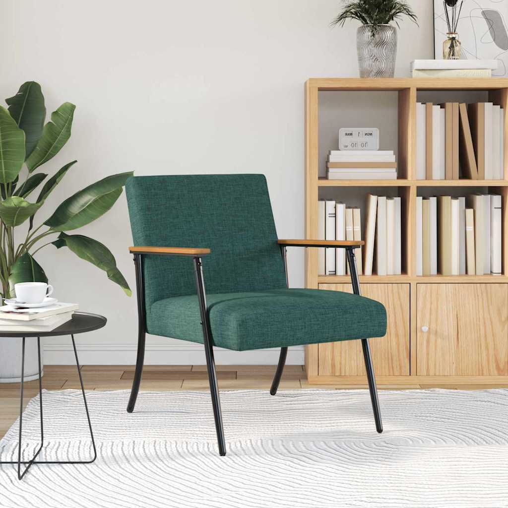 Fauteuil Donkergroen Stof is nu te koop bij PeponiXL, paradijselijk wonen!