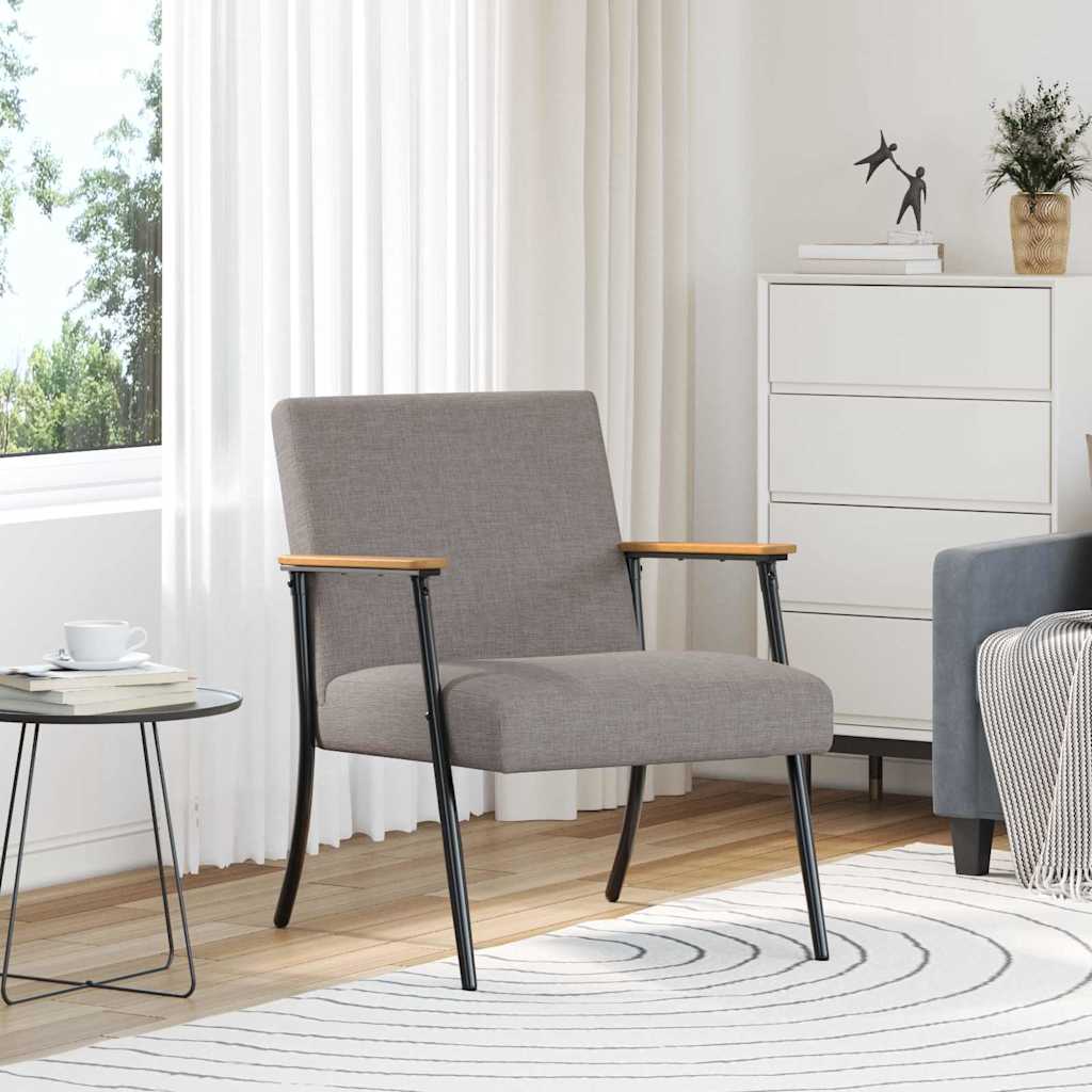Fauteuil Taupe Stof is nu te koop bij PeponiXL, paradijselijk wonen!
