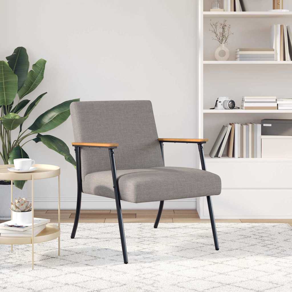 Fauteuil Taupe Stof is nu te koop bij PeponiXL, paradijselijk wonen!