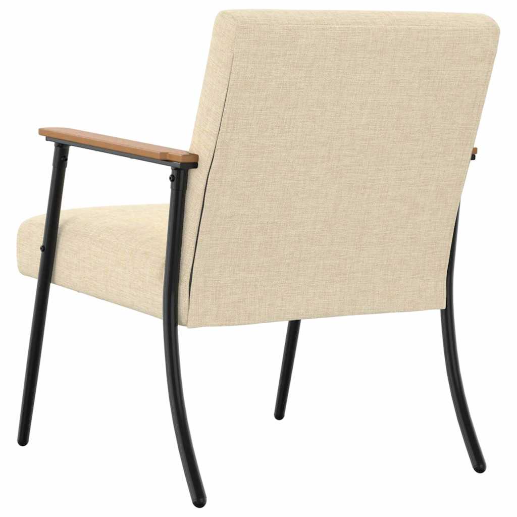 Fauteuil Crème Stof is nu te koop bij PeponiXL, paradijselijk wonen!