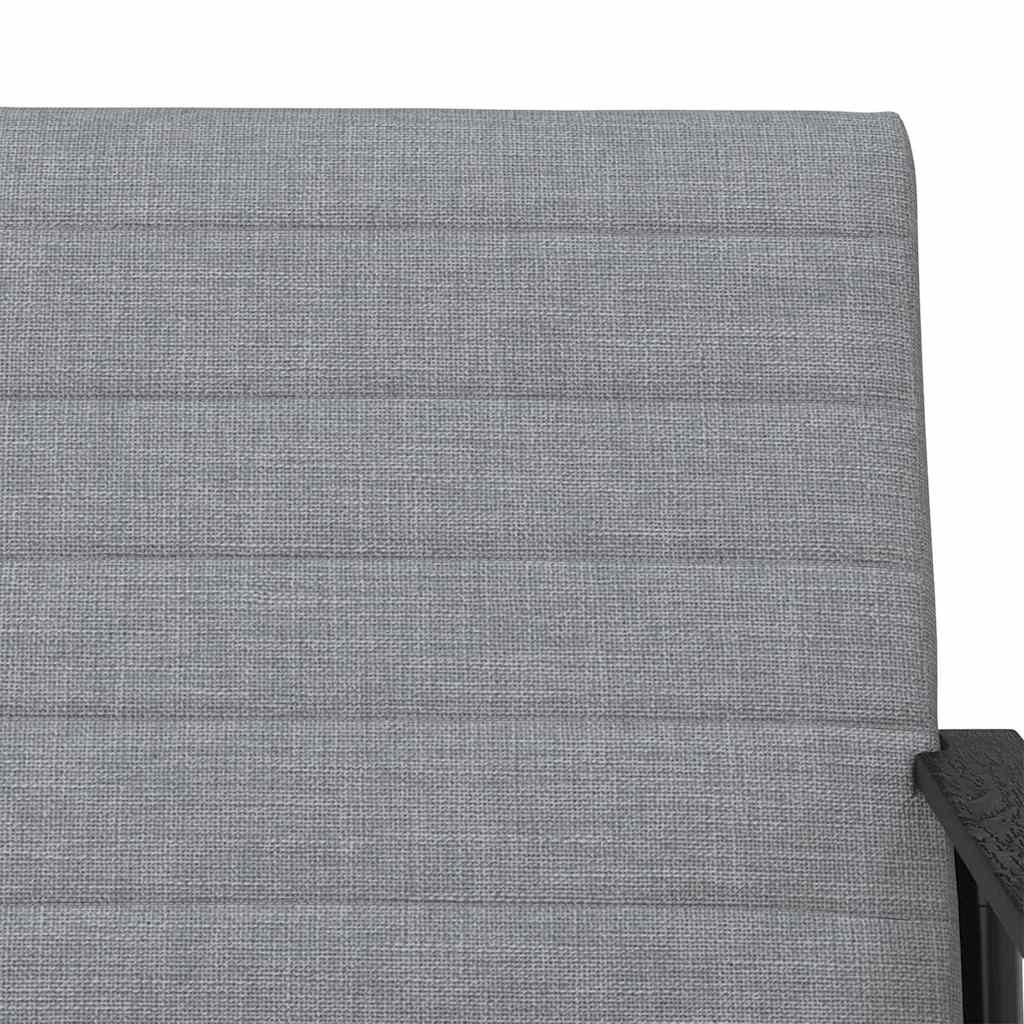 Fauteuil Lichtgrijs 59 x 75 x 78 cm Stof is nu te koop bij PeponiXL, paradijselijk wonen!
