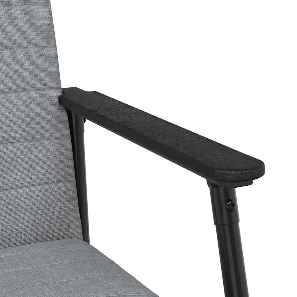 Fauteuil Lichtgrijs 59 x 75 x 78 cm Stof is nu te koop bij PeponiXL, paradijselijk wonen!