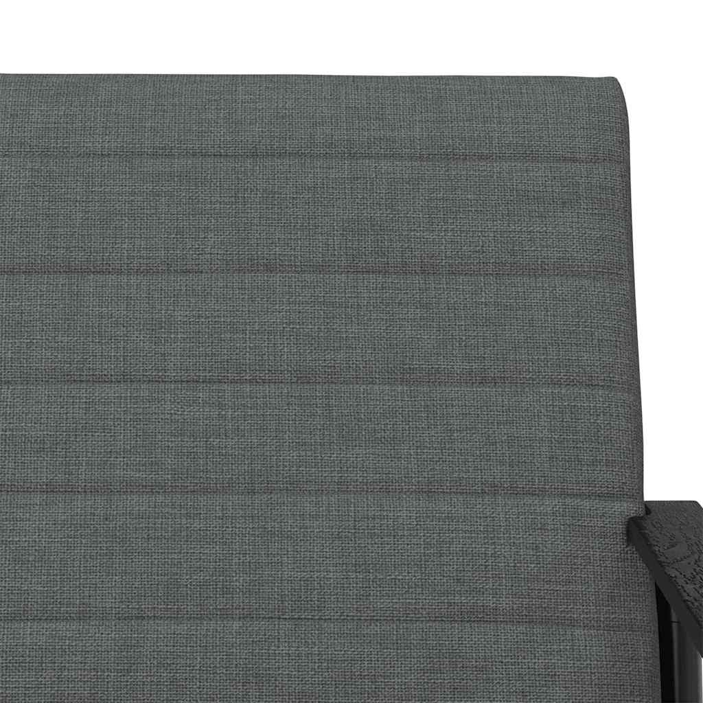 Fauteuil Donkergrijs 59 x 75 x 78 cm Stof is nu te koop bij PeponiXL, paradijselijk wonen!