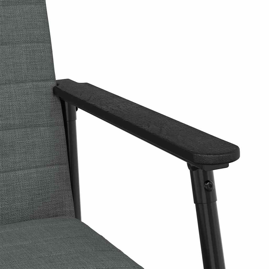 Fauteuil Donkergrijs 59 x 75 x 78 cm Stof is nu te koop bij PeponiXL, paradijselijk wonen!