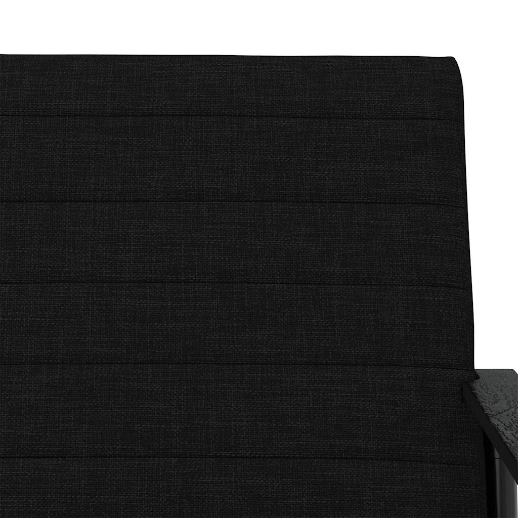 Fauteuil Zwart 59 x 75 x 78 cm Stof is nu te koop bij PeponiXL, paradijselijk wonen!