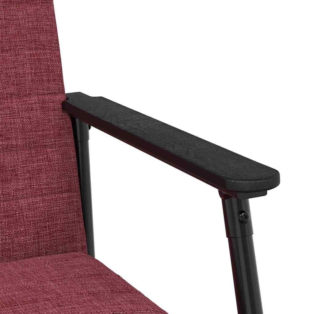 Fauteuil Wijnrood 59 x 75 x 78 cm Stof is nu te koop bij PeponiXL, paradijselijk wonen!