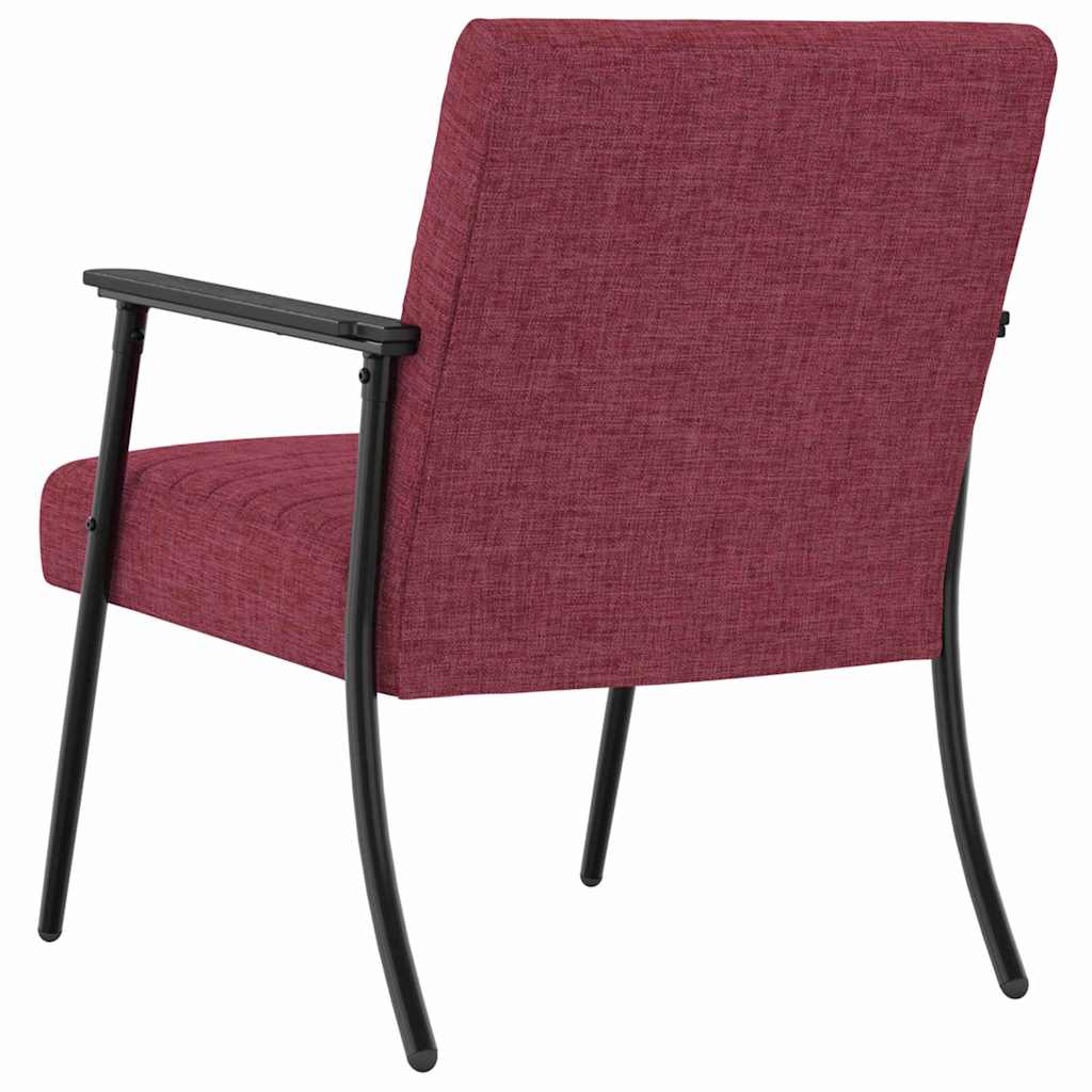 Fauteuil Wijnrood 59 x 75 x 78 cm Stof is nu te koop bij PeponiXL, paradijselijk wonen!