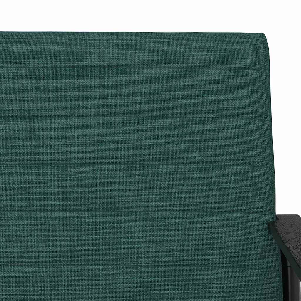 Fauteuil Donkergroen 59 x 75 x 78 cm Stof is nu te koop bij PeponiXL, paradijselijk wonen!